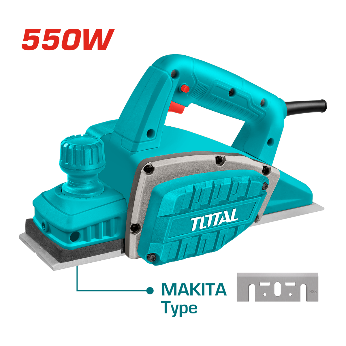 Cepillo eléctrico 550w