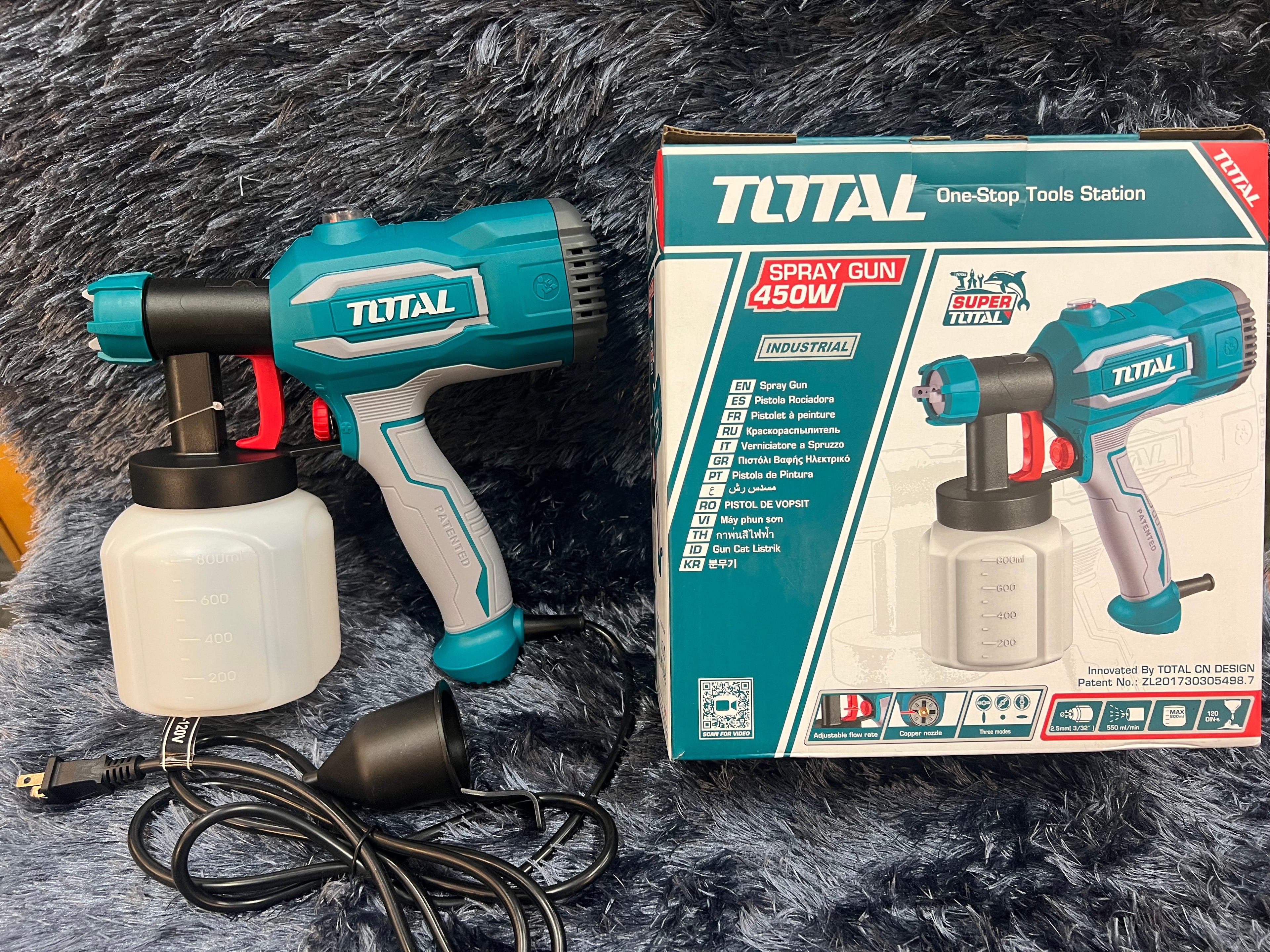 Pistola de pintar 450w