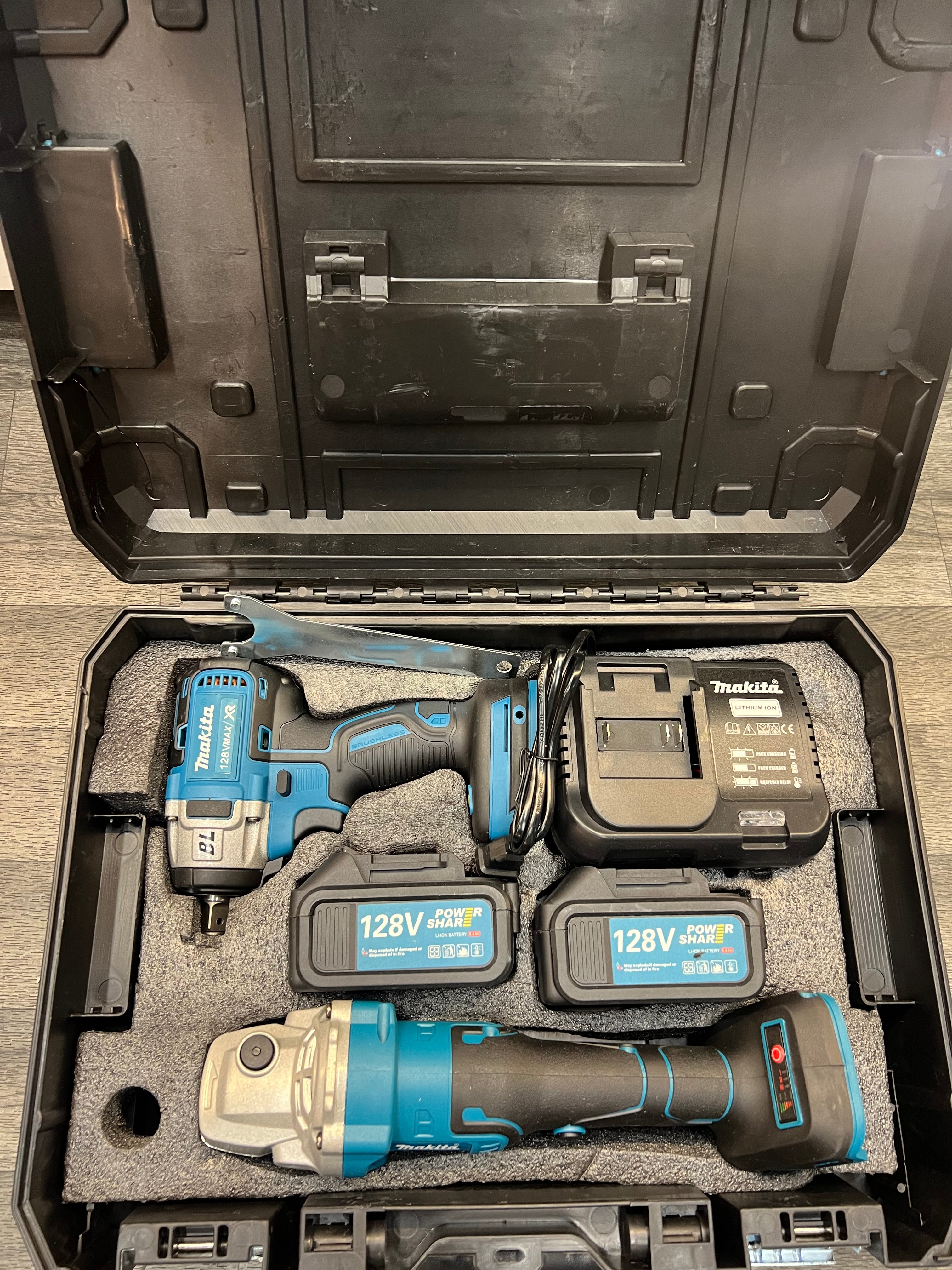 Combo Llave de impacto + Pulidora inalámbrica 128V