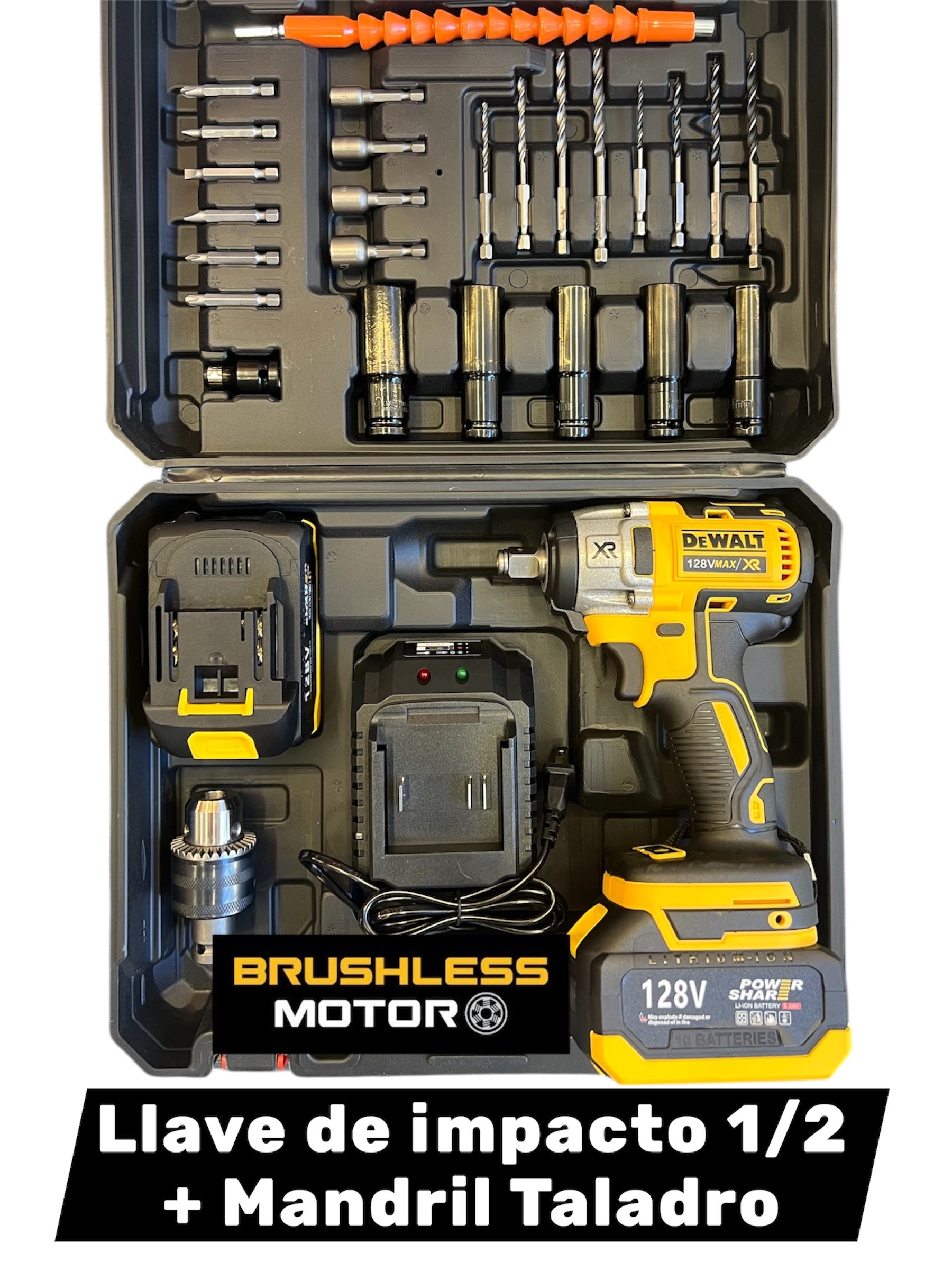 Llave de impacto 1/2 Brushless Motor 350N.M