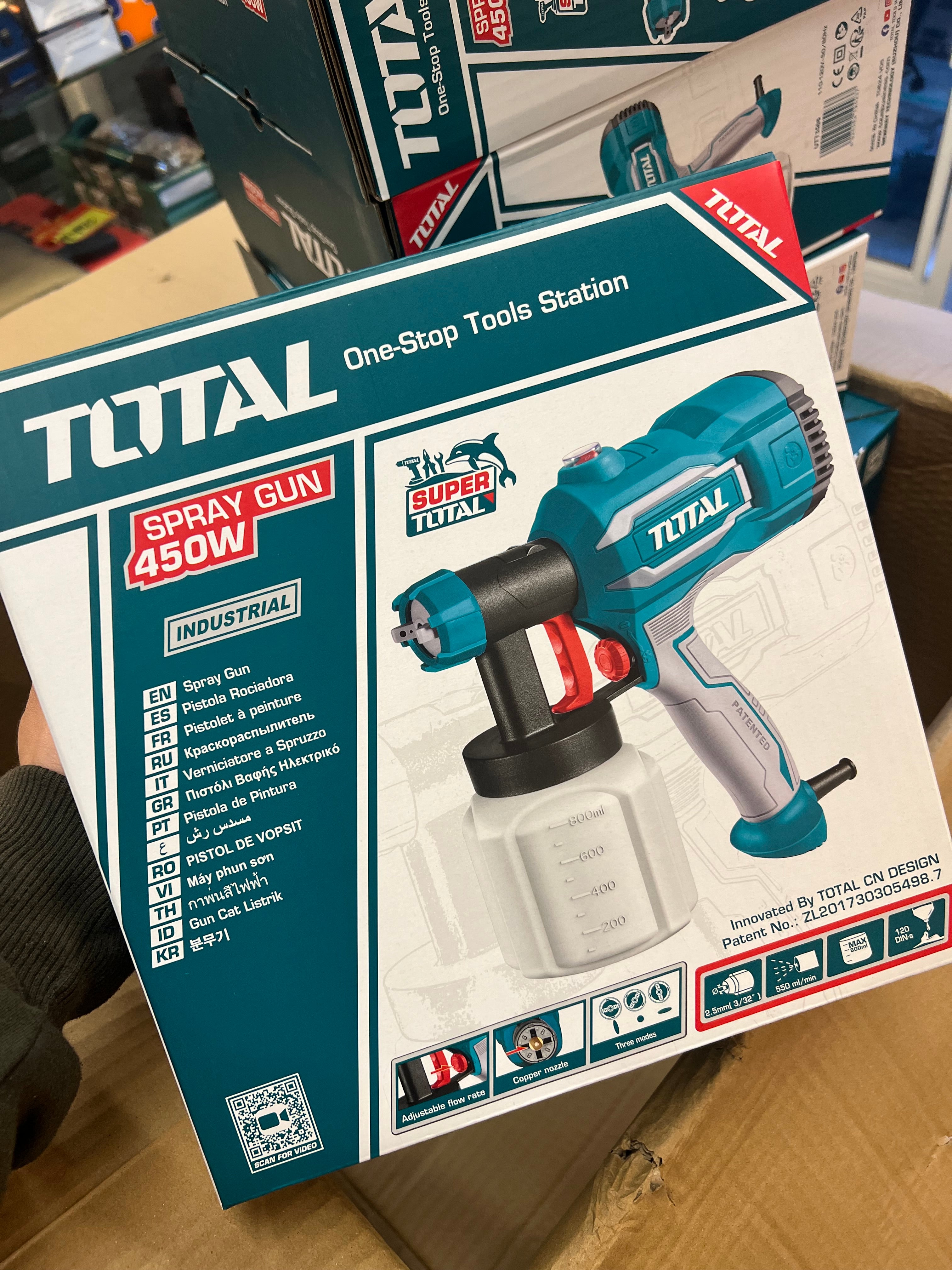 Pistola de pintar eléctrica 450w