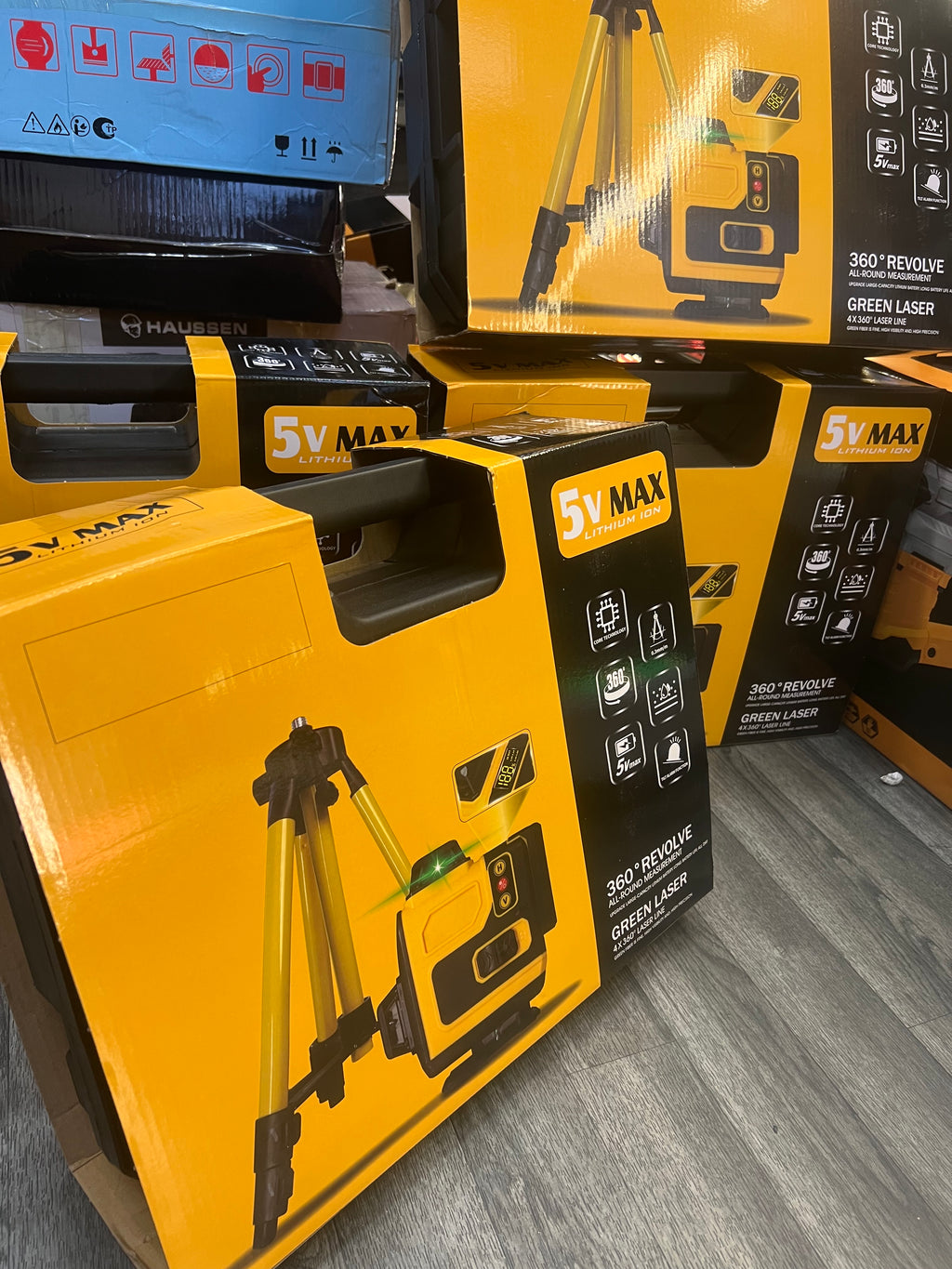 Nivel láser 16 líneas linea verde + Trípode