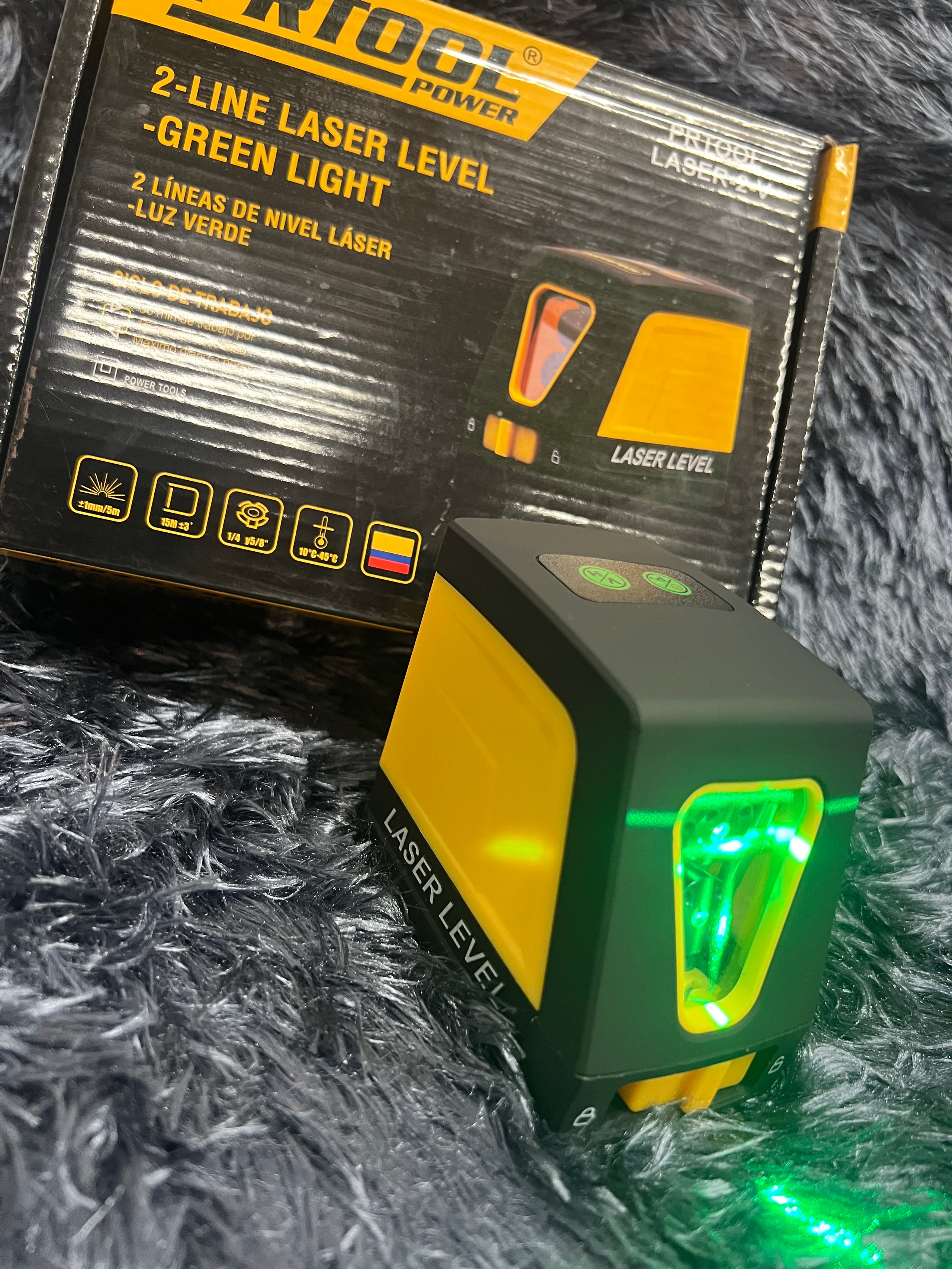 Nivel laser 2 lineas (Verde) Protool