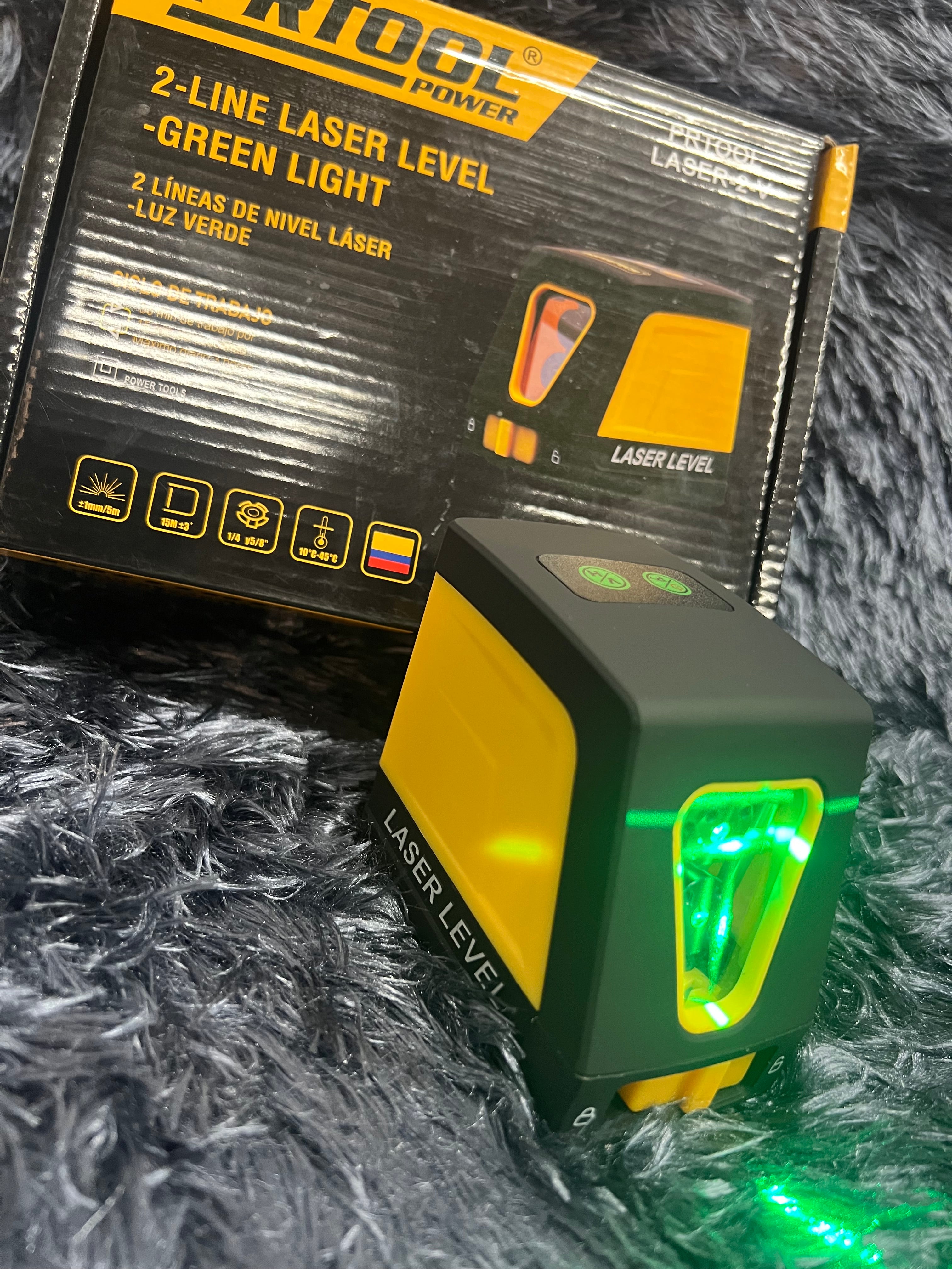 Nivel laser 2 lineas (Verde) Protool