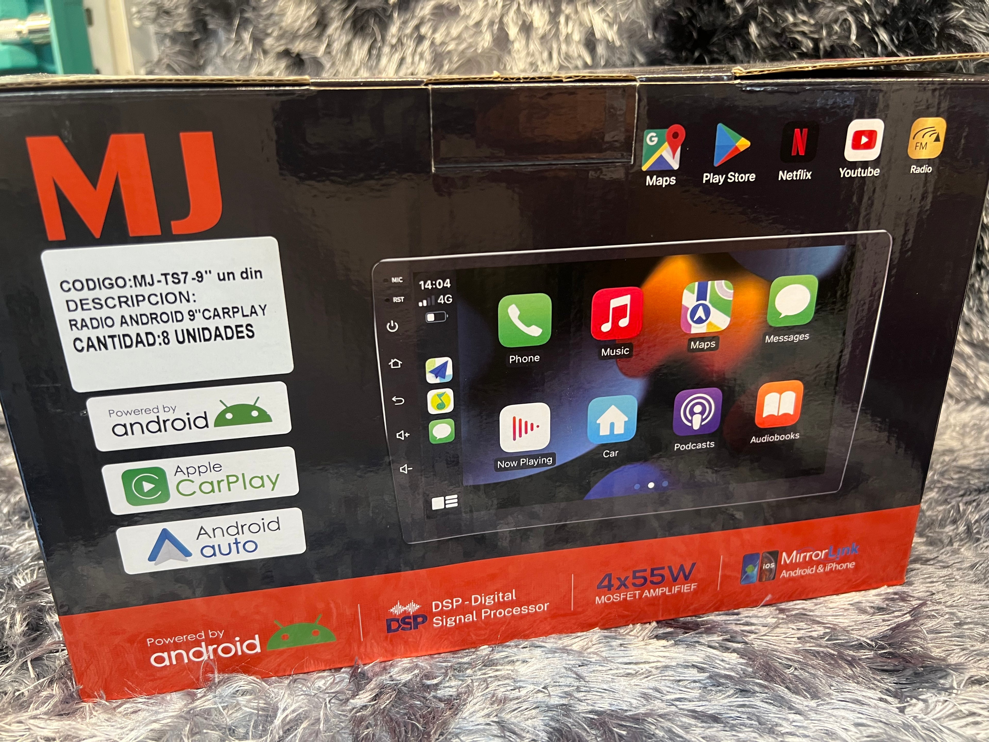 Pantalla carro universal 9” 1 DIN 4RAM x 64ROM Oled