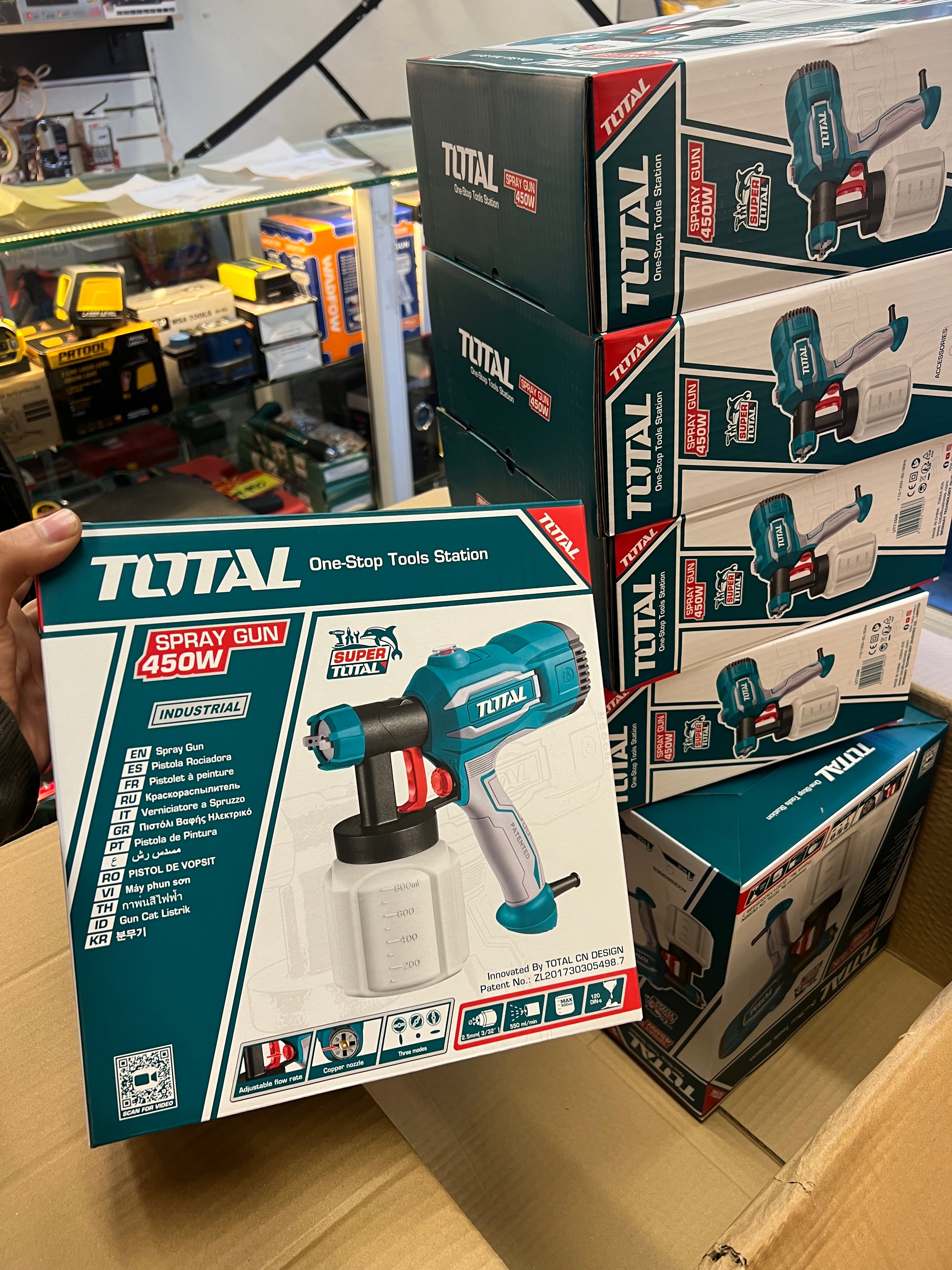 Pistola de pintar eléctrica 450w