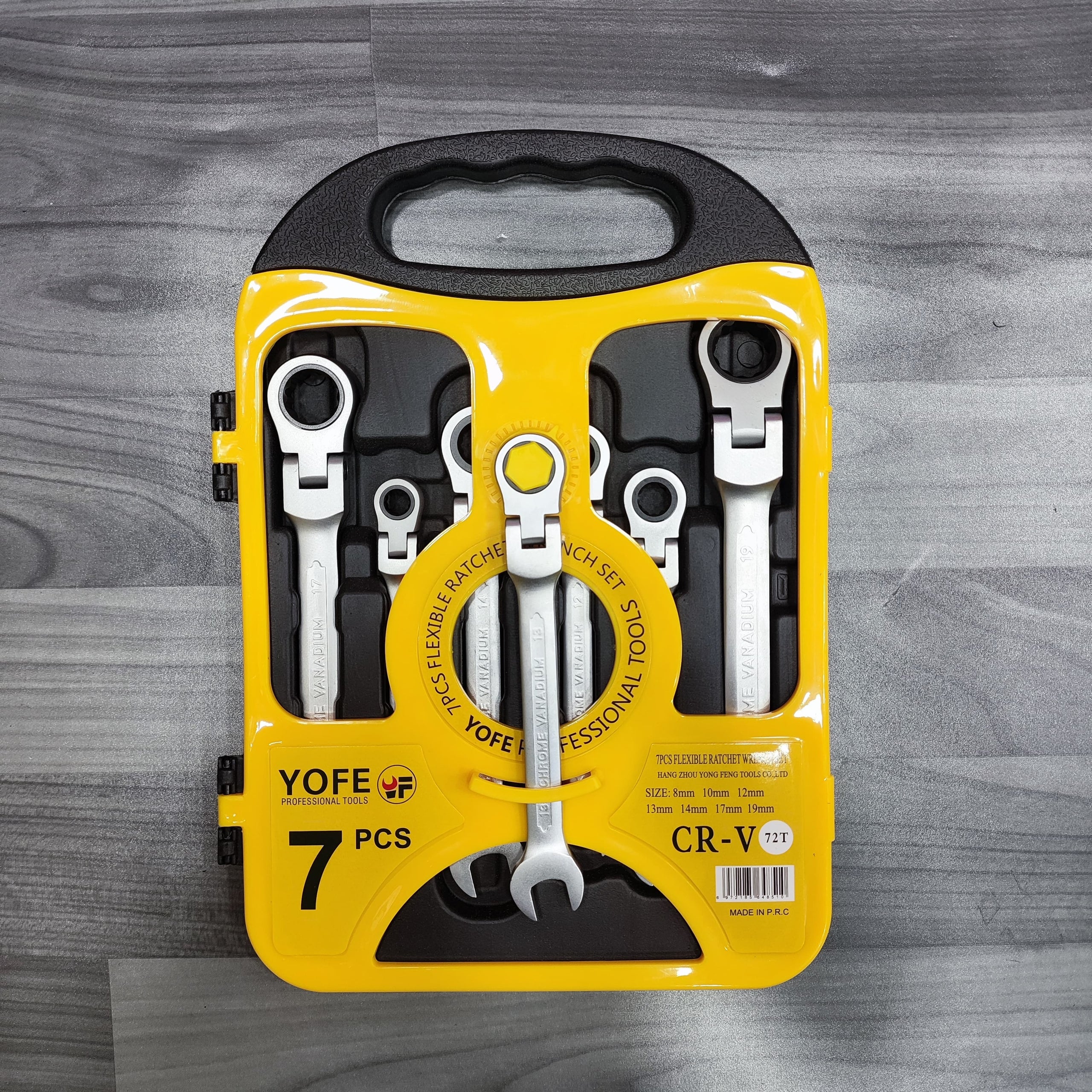 Juego de llaves rache 7pcs industrial